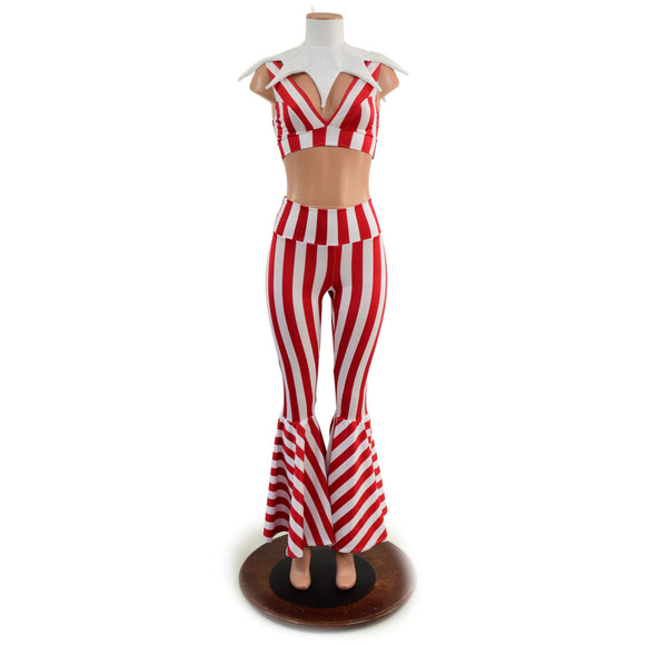 3PC Red and White Striped Elf Set - Coquetry Clothing