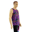 Mens Rainbow Leopard Muscle Shirt - 3