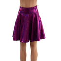 19" Fuchsia Sparkly Jewel Skater Skirt - 2