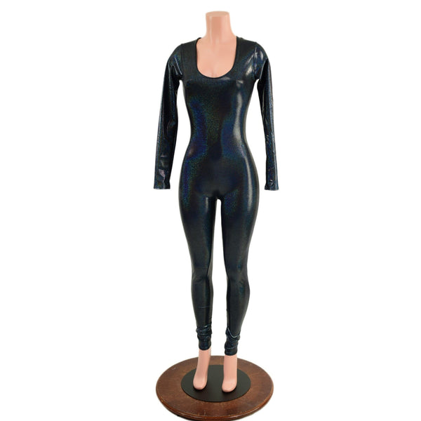 Black Holographic Catsuit - 3