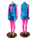 21st Century Girl 4PC Set with Leggings, Top, Skirt and Vest - 1
