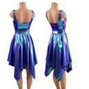Long Waisted Pixie Hemline Starlette Dress - Coquetry Clothing