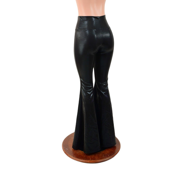 Black Mystique High Waist Solar Flares - Coquetry Clothing