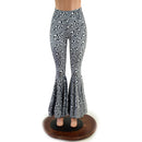 Distortion Velvet High Waist Bell Bottom Flares - Coquetry Clothing