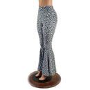 Distortion Velvet High Waist Bell Bottom Flares - Coquetry Clothing