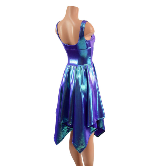 Long Waisted Pixie Hemline Starlette Dress - Coquetry Clothing