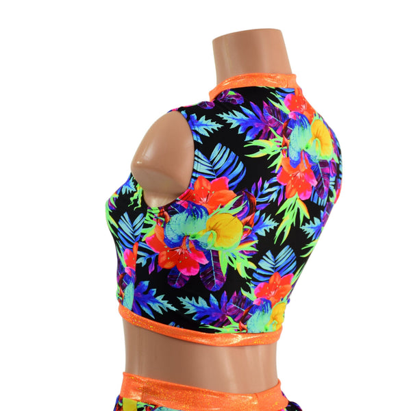 Sonic Bloom Keyhole Top with Inset Mesh Keyhole - 3