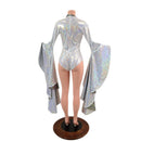 Sorceress Sleeve Romper with Keyhole Neckline-4