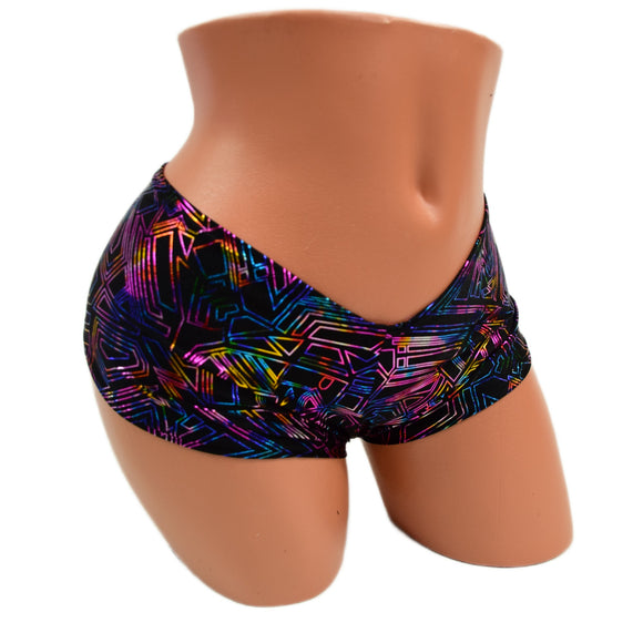 Cyberspace Ultra Cheeky Booty Shorts