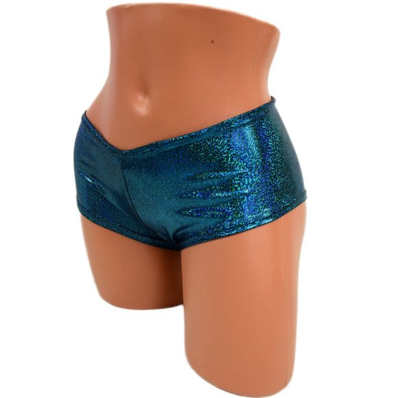 Ocean Sparkle Ultra Cheeky Booty Shorts