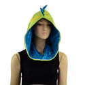 Short Dragon Spiked Hood (No Cowl) - 4