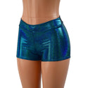 Midrise Shorts in Ocean Sparkle - 2