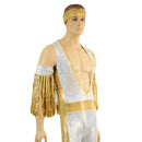 4PC Fringed Mens Wrestling Set - Coquetry Clothing