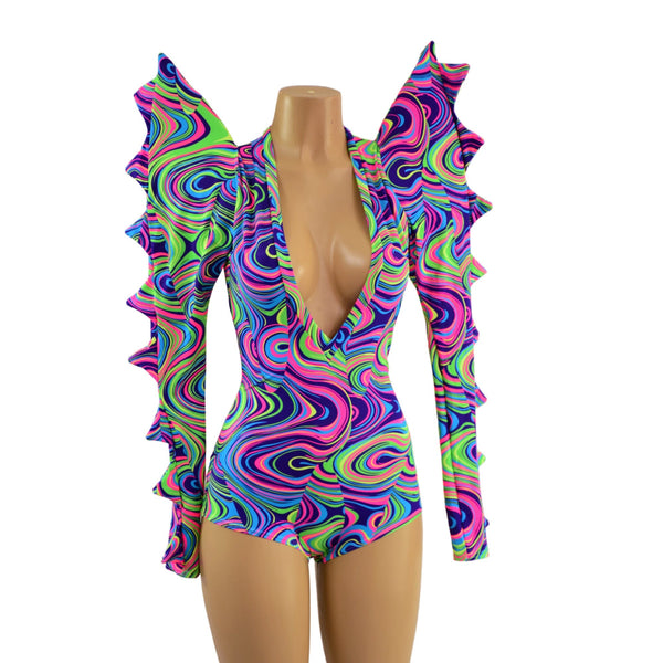 The Triple Threat Romper in Glow Worm - 6