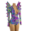 The Triple Threat Romper in Glow Worm - 2