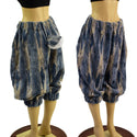 Satyr Minky Faux Fur Pants with Tail in Denim Blue Minky - 6