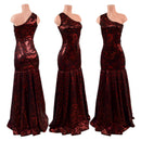Trumpet Gown with Fully Separating Burlesque Style Zipper-9