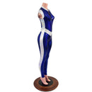 Cap Sleeve V Front Catsuit with Stella Neckline-2