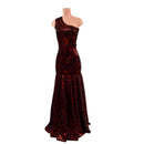 Trumpet Gown with Fully Separating Burlesque Style Zipper-6
