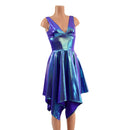 Long Waisted Pixie Hemline Starlette Dress - Coquetry Clothing