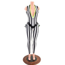 Plunging V Catsuit with Ruffle Rump and V Front Waistband - Coquetry Clothing