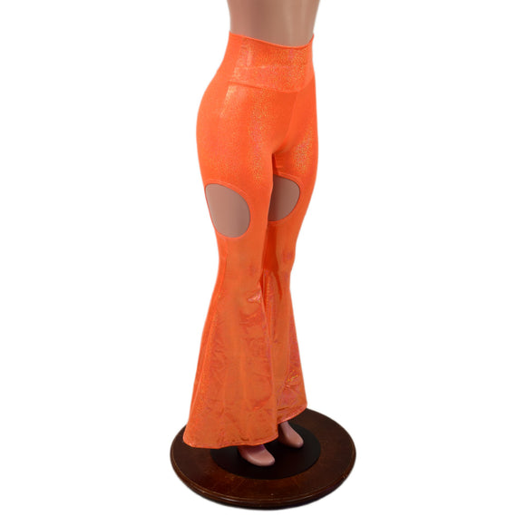 Orange Sparkly Jewel GARTER STYLE Solar Flares