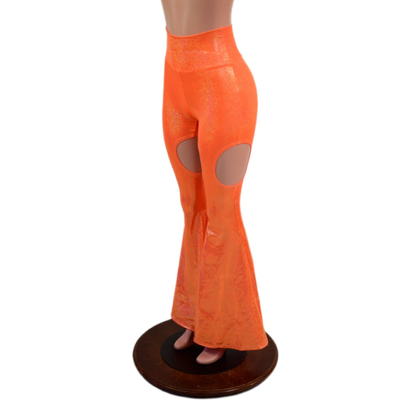 Orange Sparkly Jewel GARTER STYLE Solar Flares