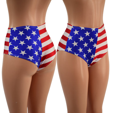 Stars and Stripes Siren Shorts - Coquetry Clothing
