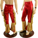 Mens Bootcut Macho Pants with Gladiator Fringe - 2