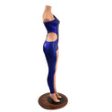 Asymmetrical Catsuit with Cutout and Boy Cut Leg - 5