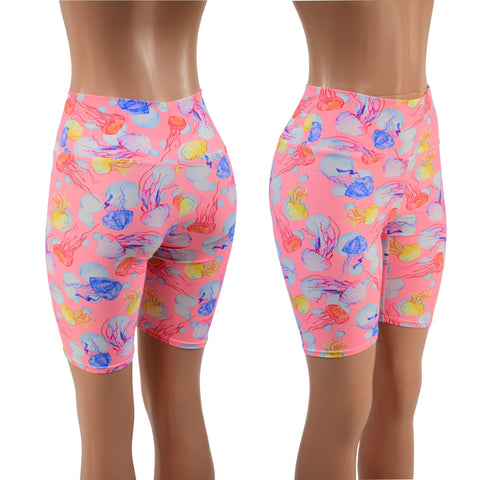 Jelly Fish Bike Shorts READY to SHIP - Coquetry Clothing