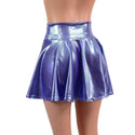 Lavender Ice Circle Cut Mini Skirt - 5