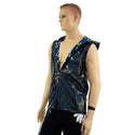 Mens Fully Lined Zipper Front Hooded Vest with Pockets - 5