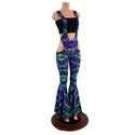 Suspender Bell Bottoms with Hipnotic Cutouts in Neon Melt (Top Sold Separately) - 4