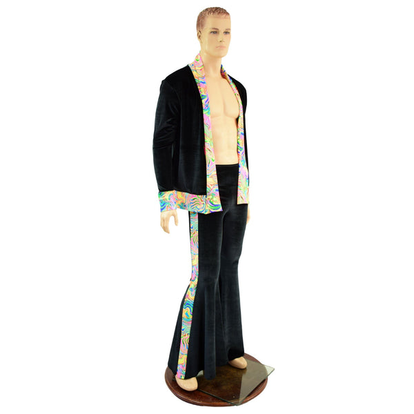 Mens Side Panel Solar Flares and Not-A-Cardigan Set - 4