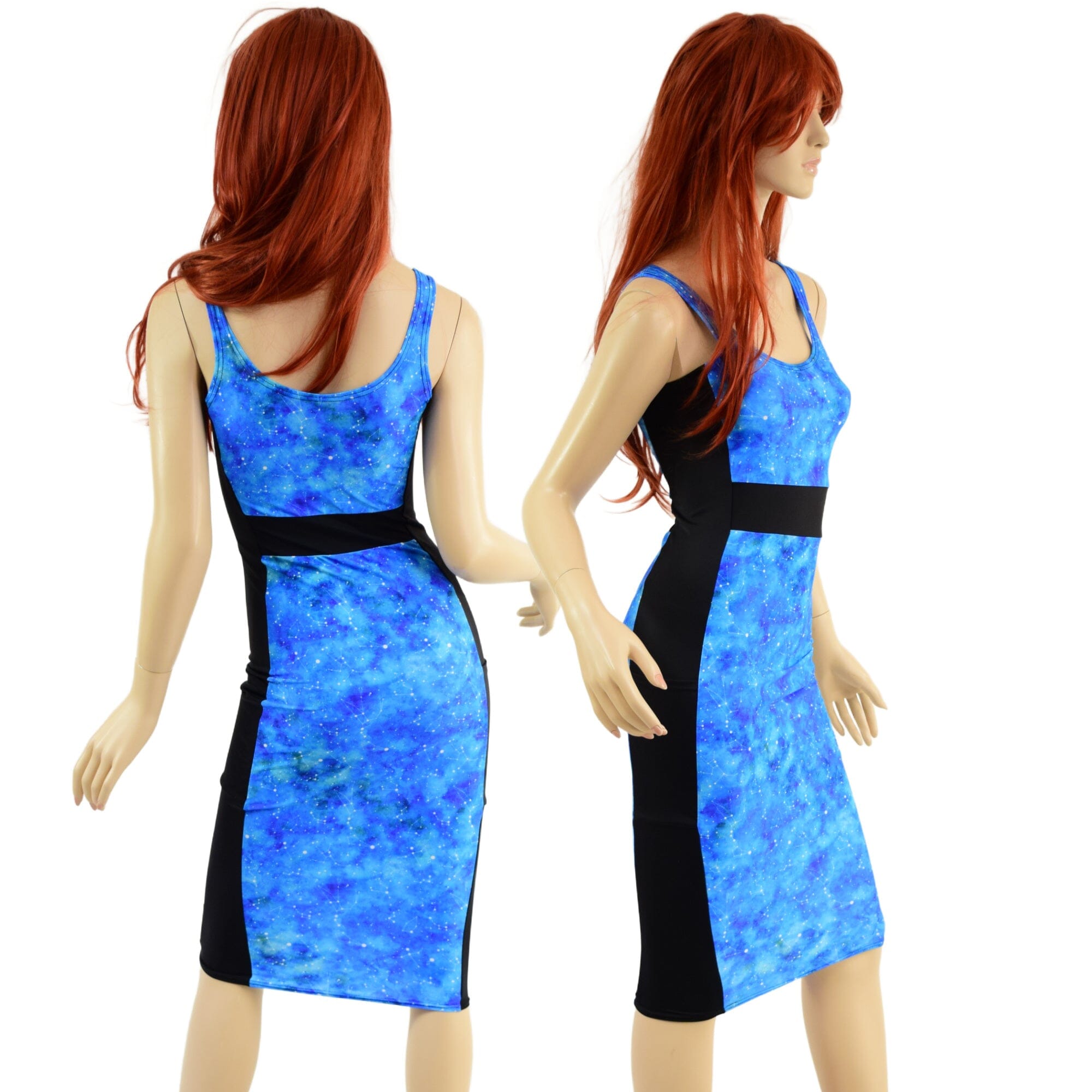 Side Panel Wiggle Dress with Cargo Pockets