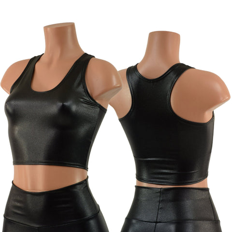 Racerback Crop Top in Stingray - Coquetry Clothing