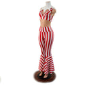 3PC Red and White Striped Elf Set - 4