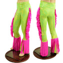 Mens Bootcut Macho Pants with Gladiator Fringe - 1