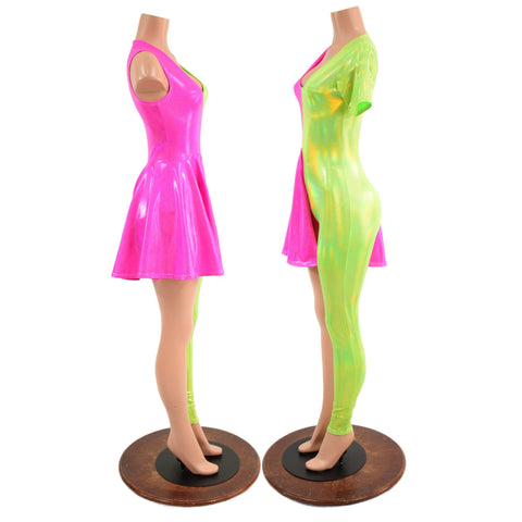 Color Split Gender Bender Suit - Coquetry Clothing