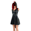 Black Dragon Hoodie Skater Dress and Wings Set - 6