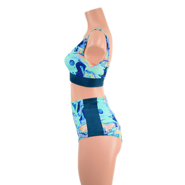 Lapis Lagoon and Nile Blue Siren & Starlette Set - 3