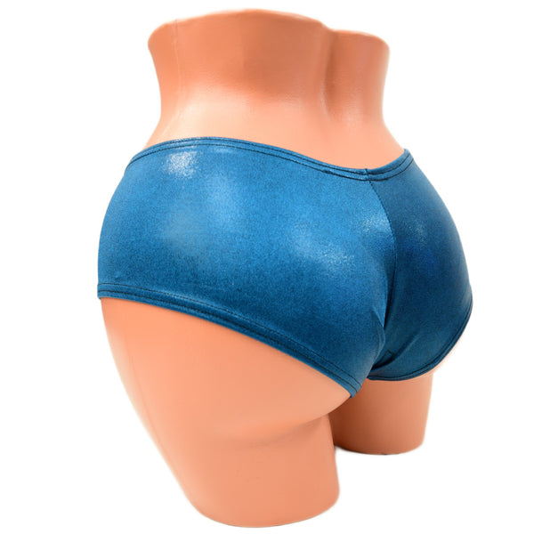 Nile Blue Ultra Cheeky Booty Shorts - 3