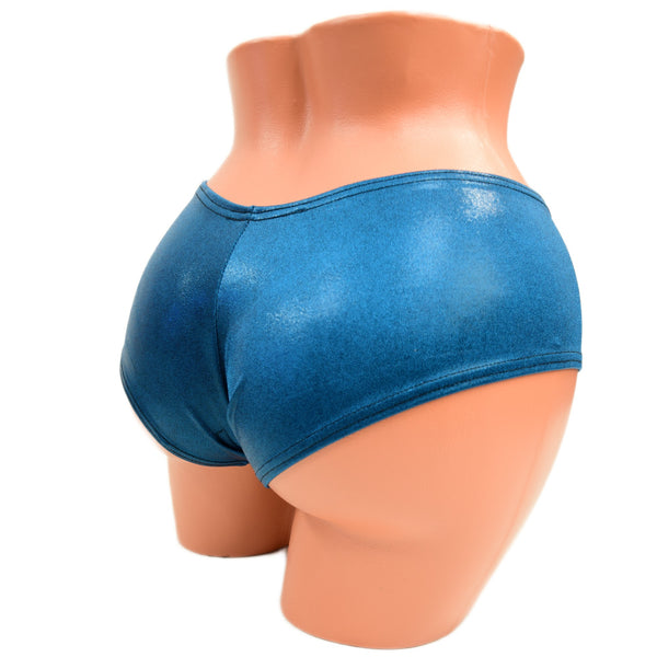 Nile Blue Ultra Cheeky Booty Shorts - 4