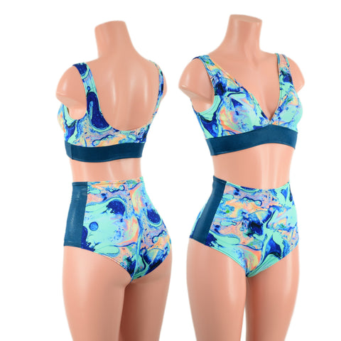 Lapis Lagoon and Nile Blue Siren & Starlette Set