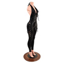 Black Mystique Lace Up Josie Style Catsuit - 6