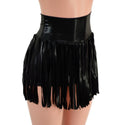 High Waist Gladiator Shorts in Black Mystique - 1