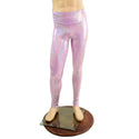 Mens Lilac Holographic Leggings - 7