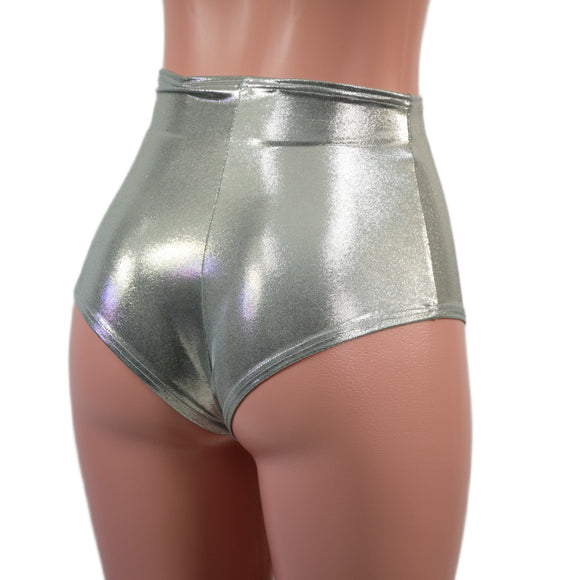 Platinum High Waist Siren Shorts