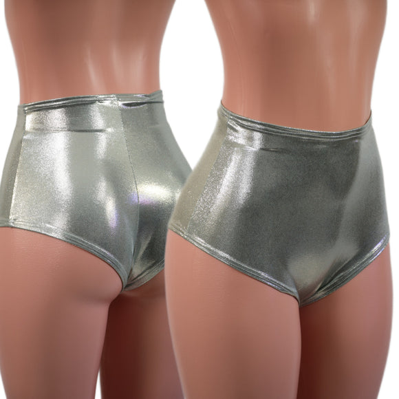 Platinum High Waist Siren Shorts
